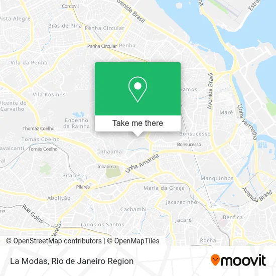 La Modas map
