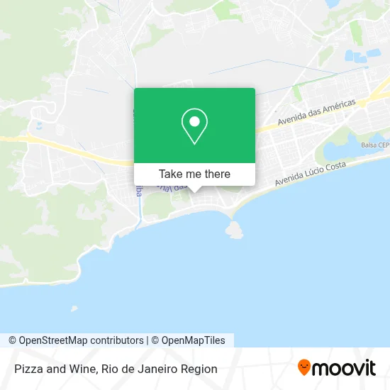Pizza E Vino map