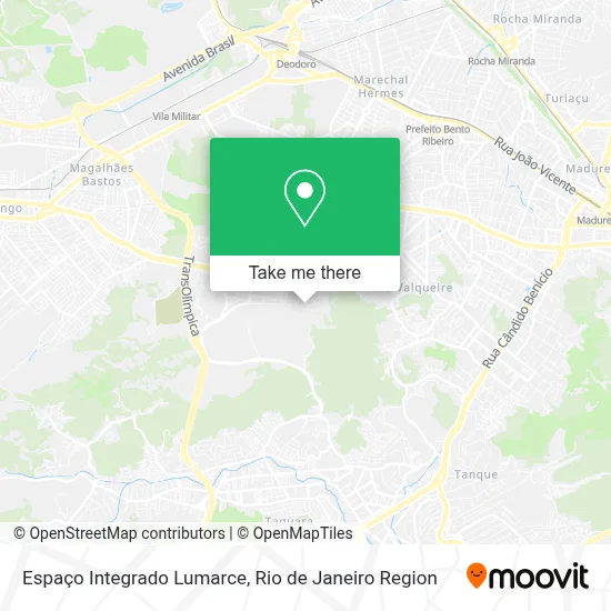 Espaço Integrado Lumarce map