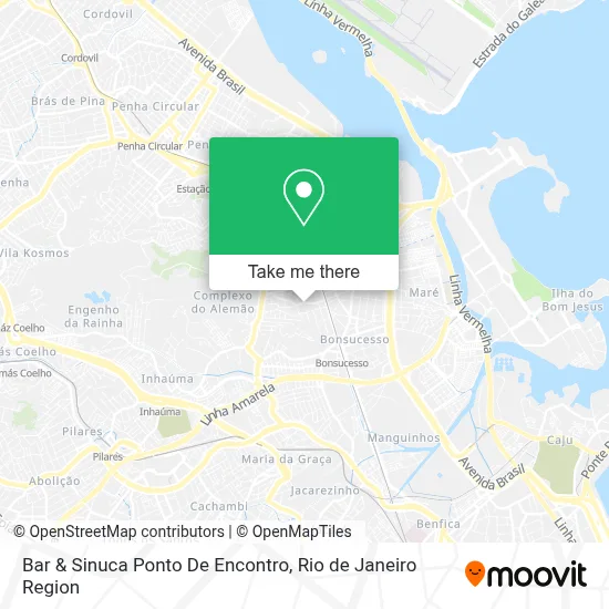 Bar & Sinuca Ponto De Encontro map