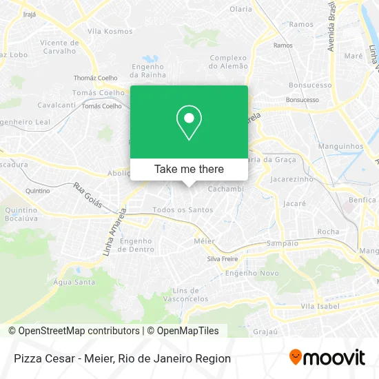 Pizza Cesar - Meier map