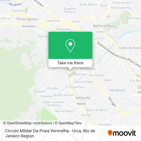 Circulo Militar Da Praia Vermelha - Urca map