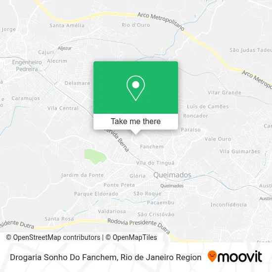 Drogaria Sonho Do Fanchem map