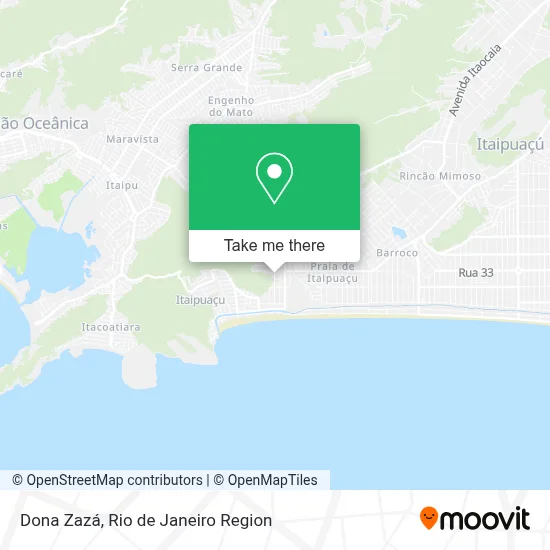 Dona Zazá map