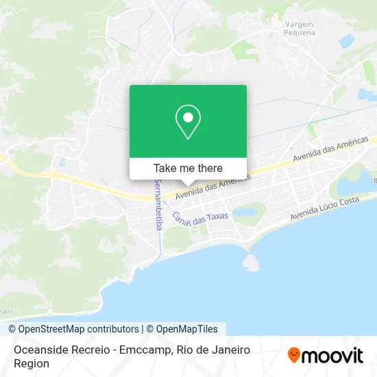 Oceanside Recreio - Emccamp map