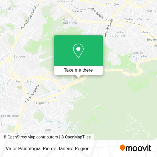 Valor Psicologia map