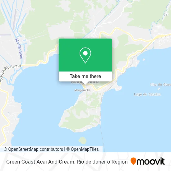 Green Coast Acai And Cream map