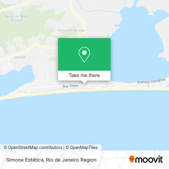 Simone Estética map