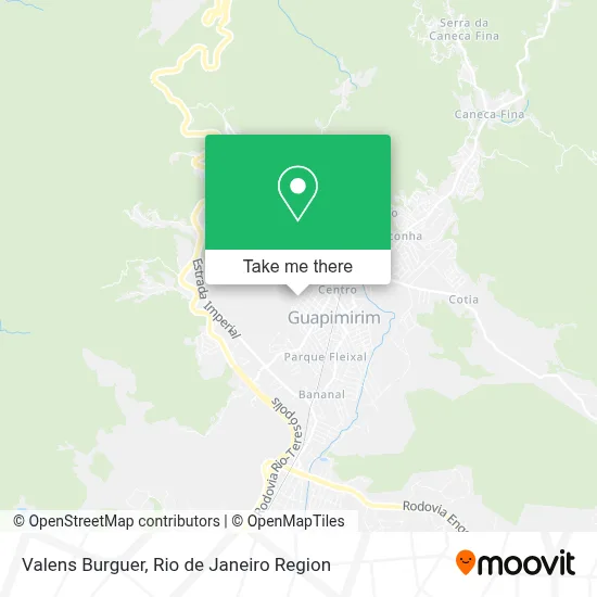 Valens Burguer map