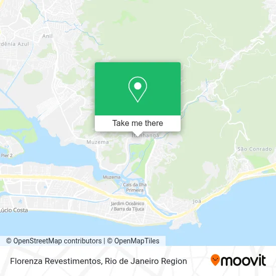 Florenza Revestimentos map