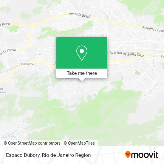 Espaco Dubory map