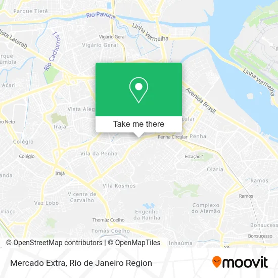 Mercado Extra map