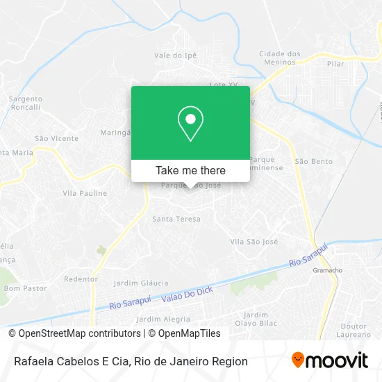 Rafaela Cabelos E Cia map