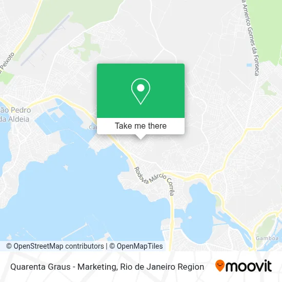 Quarenta Graus - Marketing map