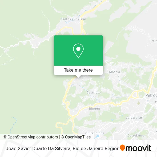 Joao Xavier Duarte Da Silveira map