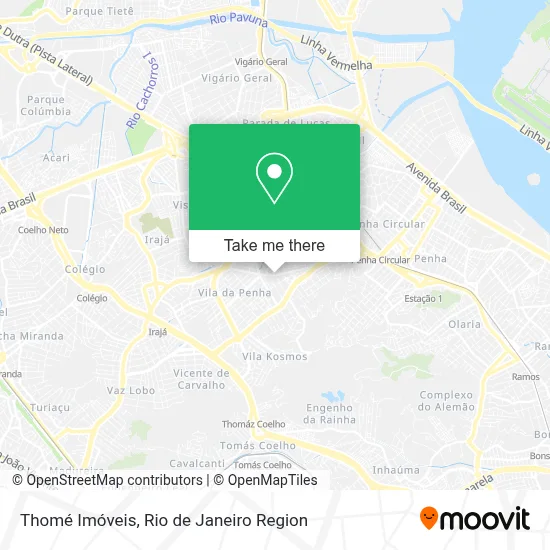 Thomé Imóveis map