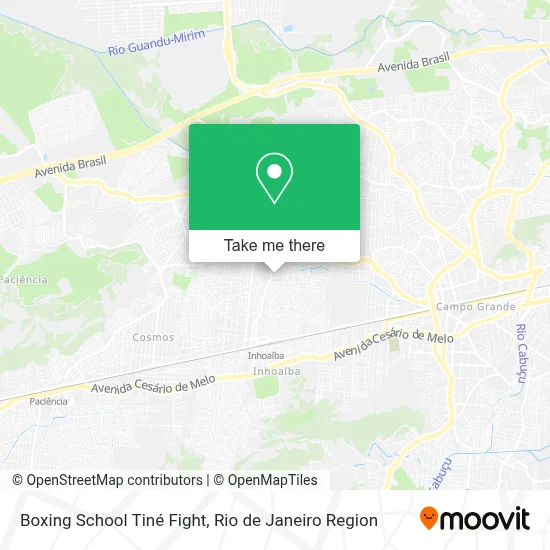 Boxing School Tiné Fight map
