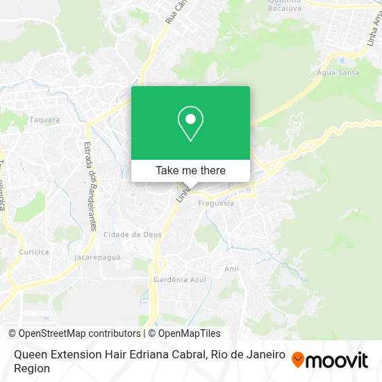 Queen Extension Hair Edriana Cabral map