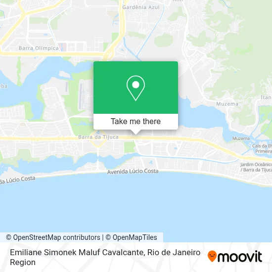 Emiliane Simonek Maluf Cavalcante map