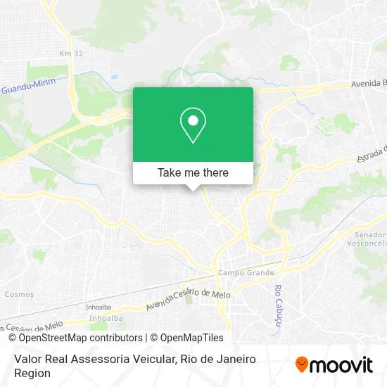 Valor Real Assessoria Veicular map