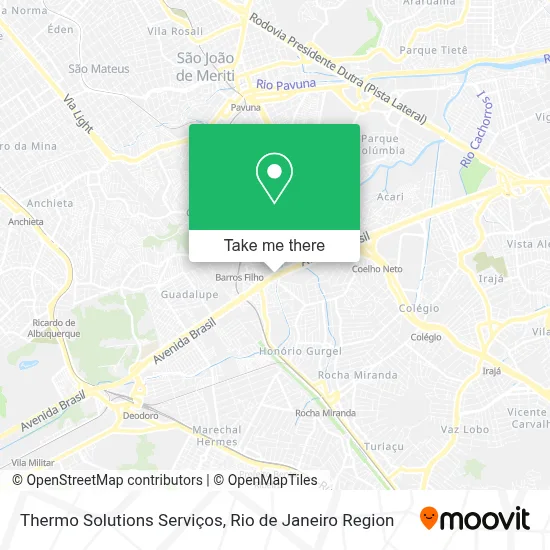 Thermo Solutions Serviços map