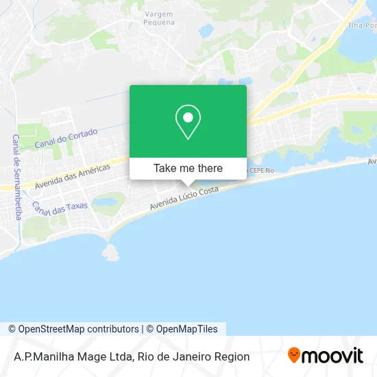 A.P.Manilha Mage Ltda map