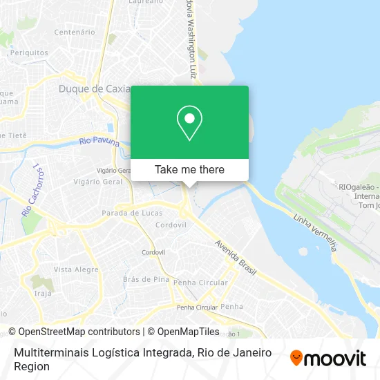 Multiterminais Logística Integrada map