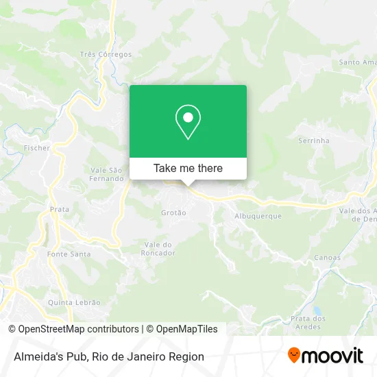 Almeida's Pub map