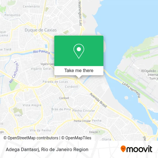 Adega Dantasrj map