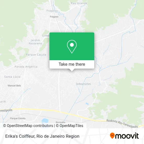 Erika's Coiffeur map