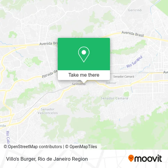 Villo's Burger map