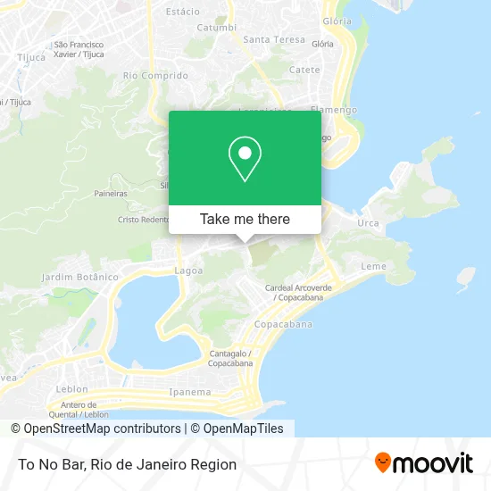 To No Bar map