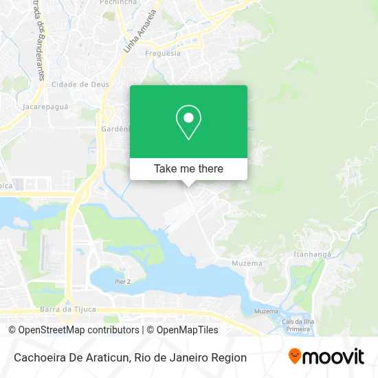 Cachoeira De Araticun map