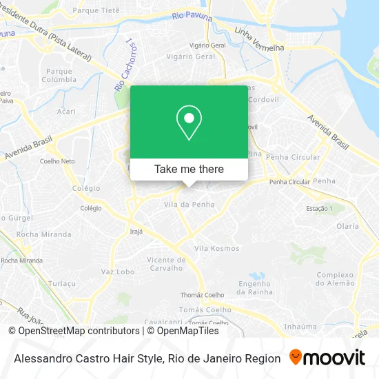 Alessandro Castro Hair Style map