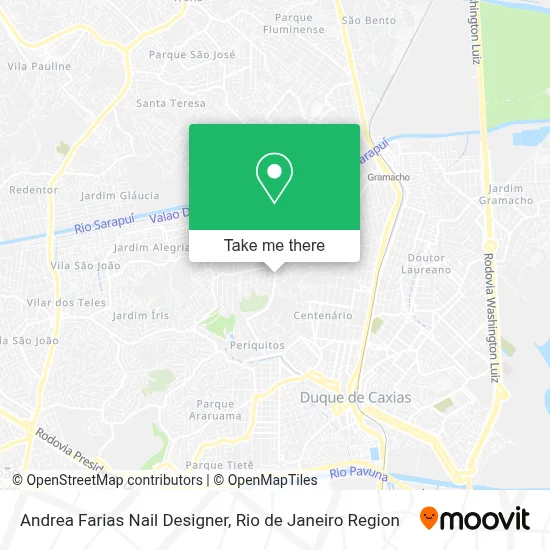 Andrea Farias Nail Designer map