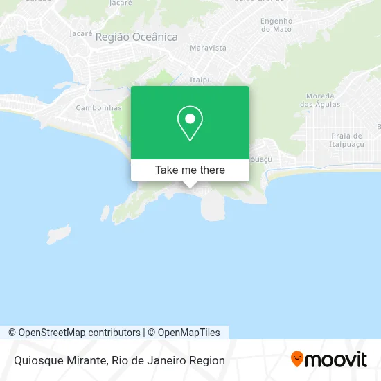 Quiosque Mirante map