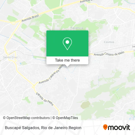 Buscapé Salgados map