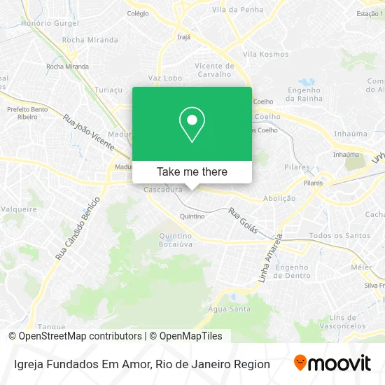Igreja Fundados Em Amor map