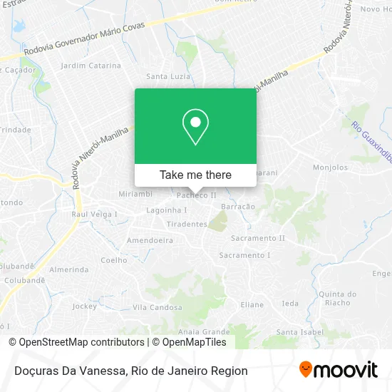 Doçuras Da Vanessa map