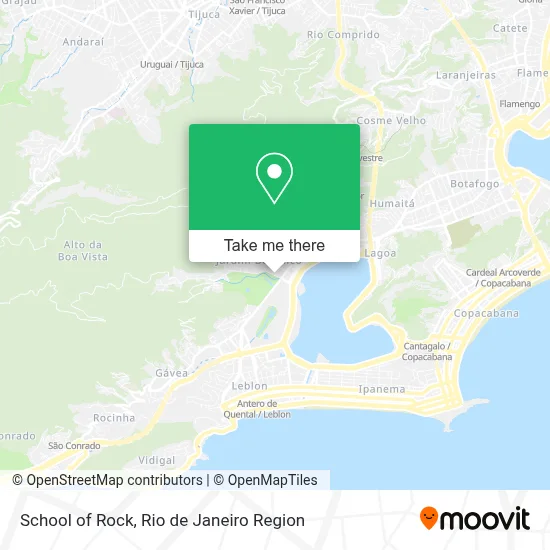 School Of Rock map