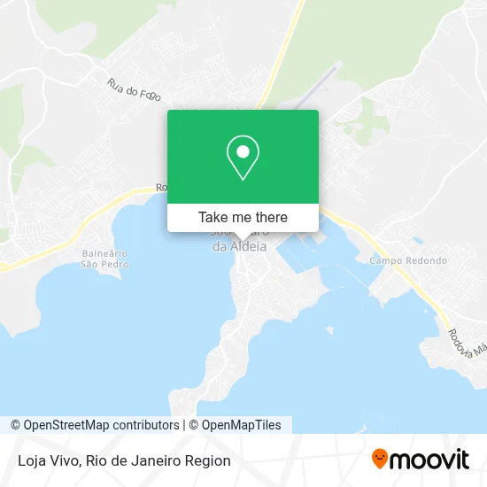 Loja Vivo map