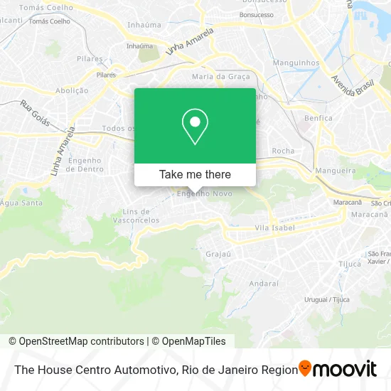 The House Centro Automotivo map