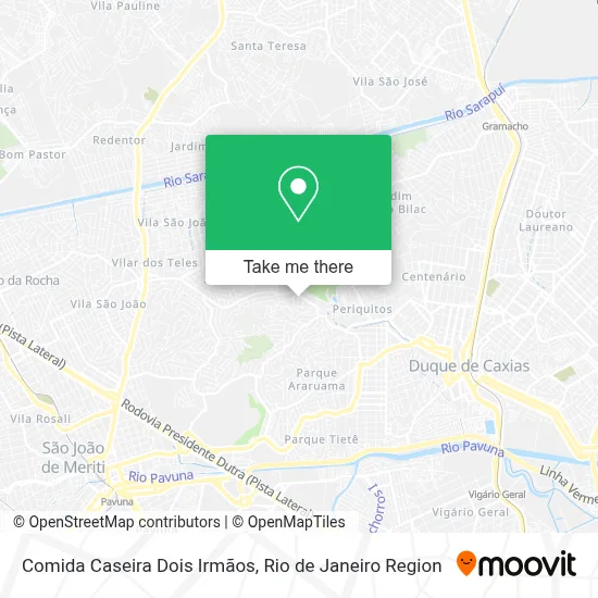 Comida Caseira Dois Irmãos map