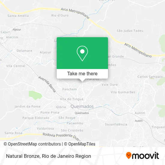 Natural Bronze map