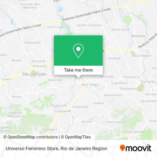 Universo Feminino Store map
