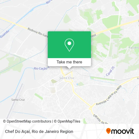 Chef Do Açaí map
