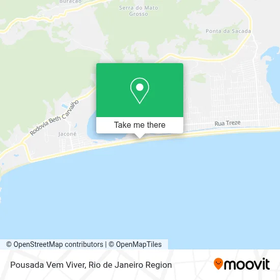 Pousada Vem Viver map