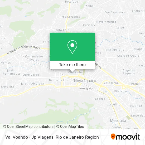 Vai Voando - Jp Viagens map