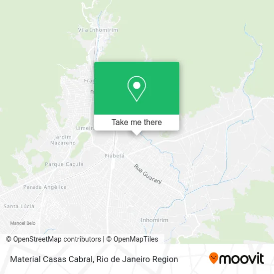 Material Casas Cabral map