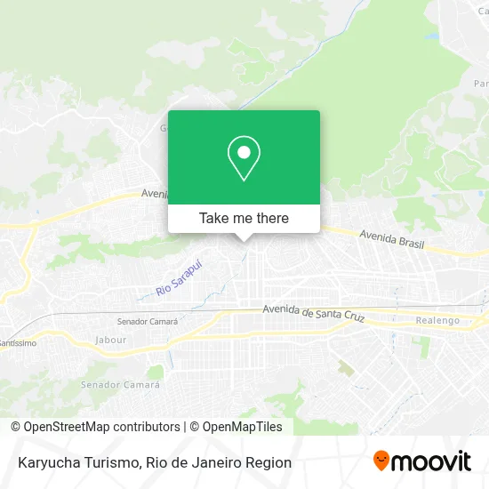 Karyucha Turismo map